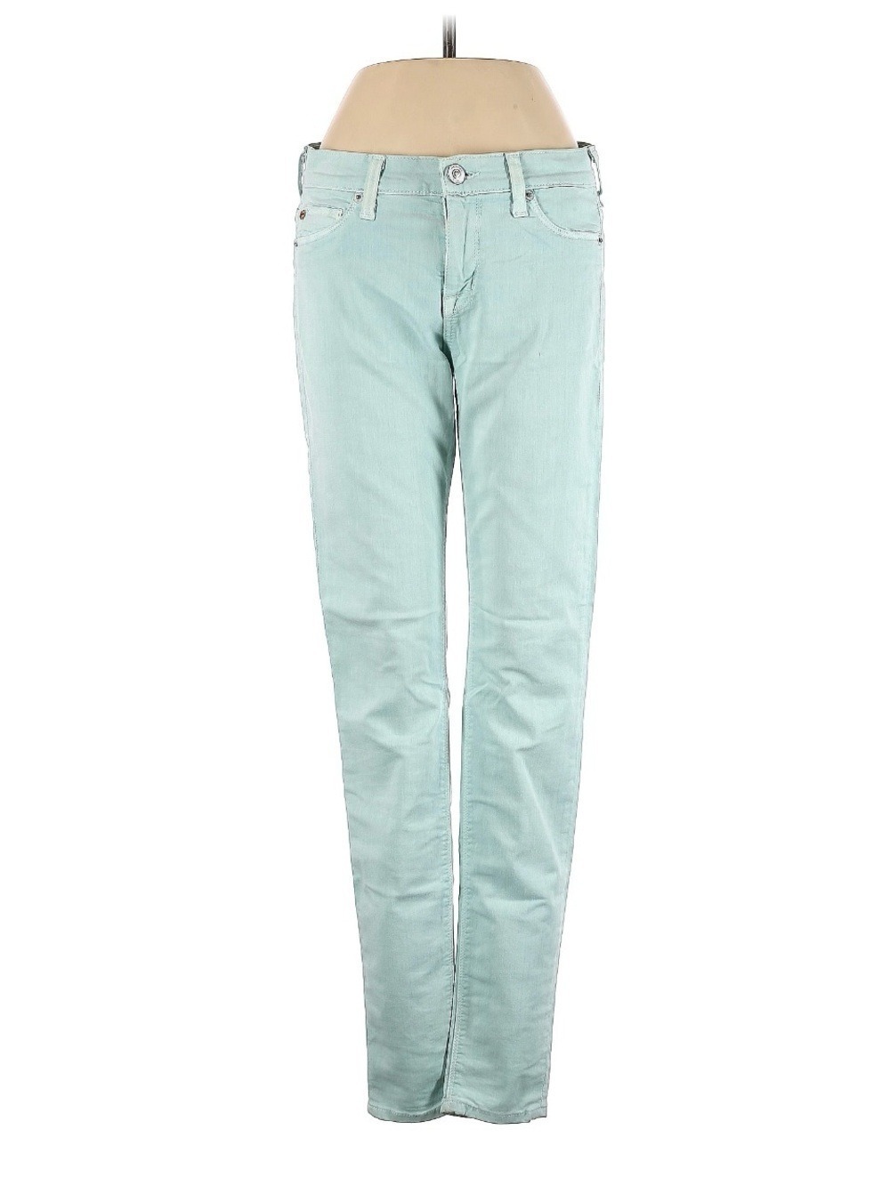 Hudson Jeans Mint Green Skinny Jeans - Picture 2 of 6